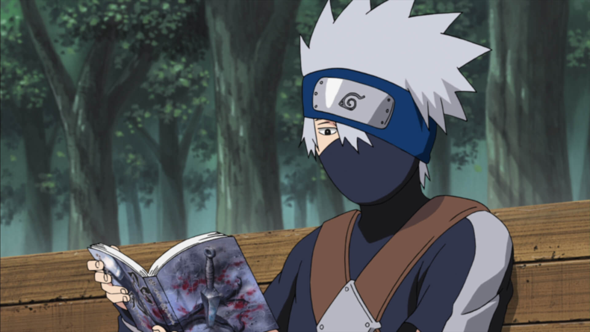What's the secret behind Kakashi's mask in Naruto?