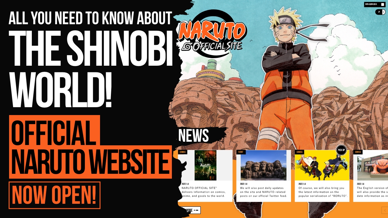All You Need to Know About the Shinobi World! Welcome to the Naruto  Official Site!