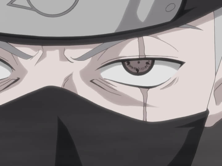 naruto kakashi sharingan eye