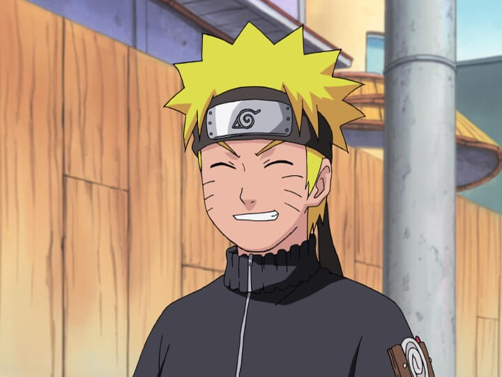 Naruto Sorrindo, Naruto smiling