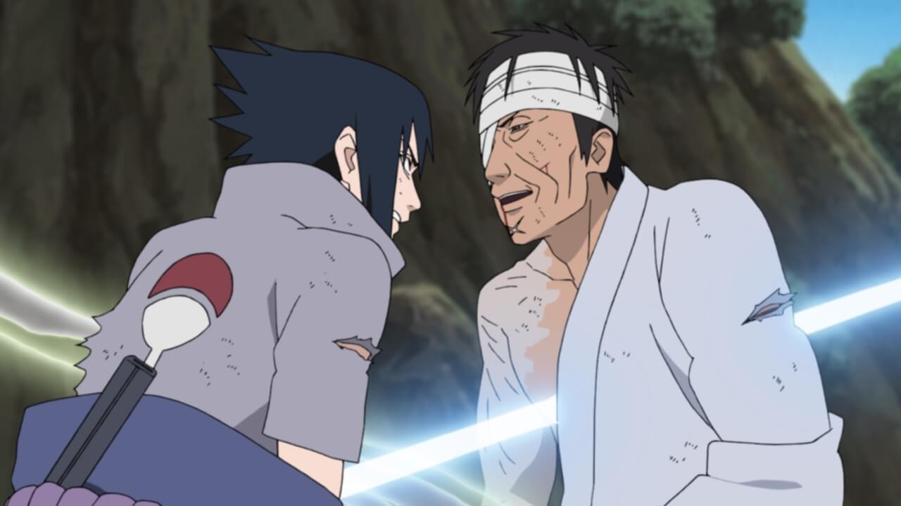 danzo vs sasuke