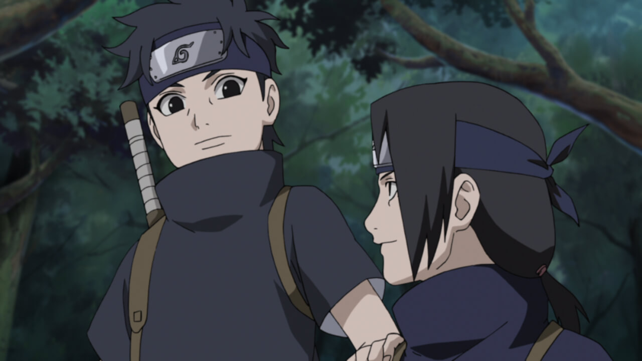 The first time Itachi meet Uchiha Shisui - Itachi and Shisui practiced and  fight together (Eng Sub) 