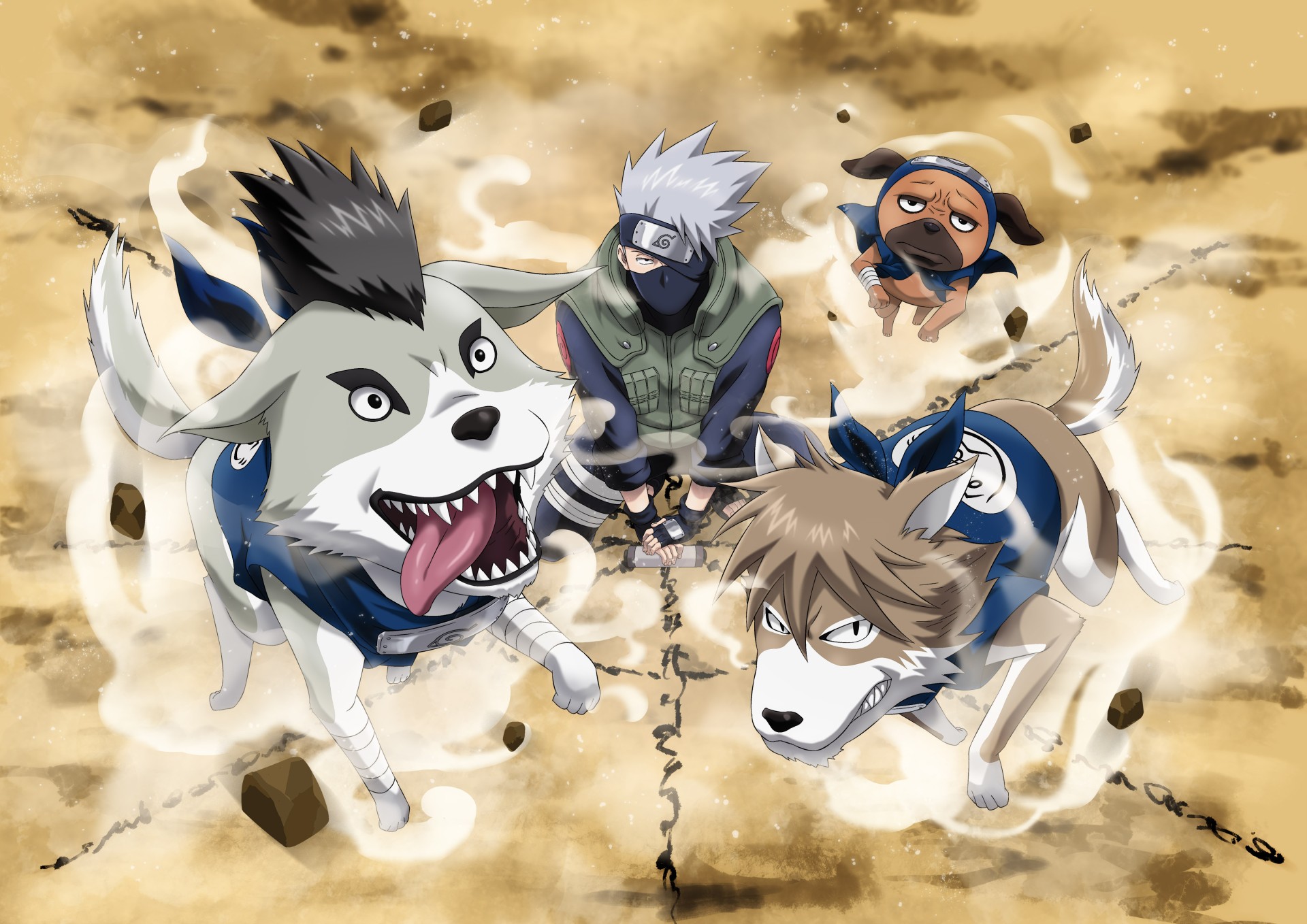 Do not panic games TAPIS DE JEU NARUTO KAKASHI TEAM