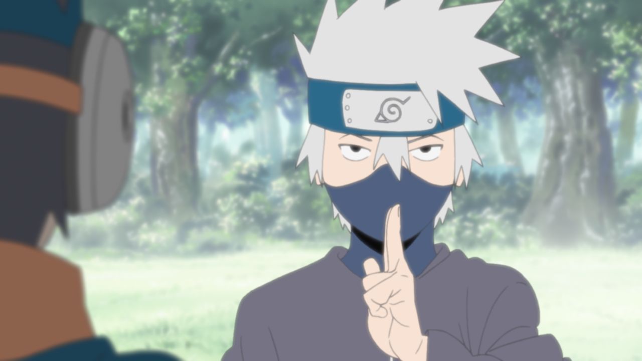 In a flashback of Minato's team from Naruto season 1, Obito and