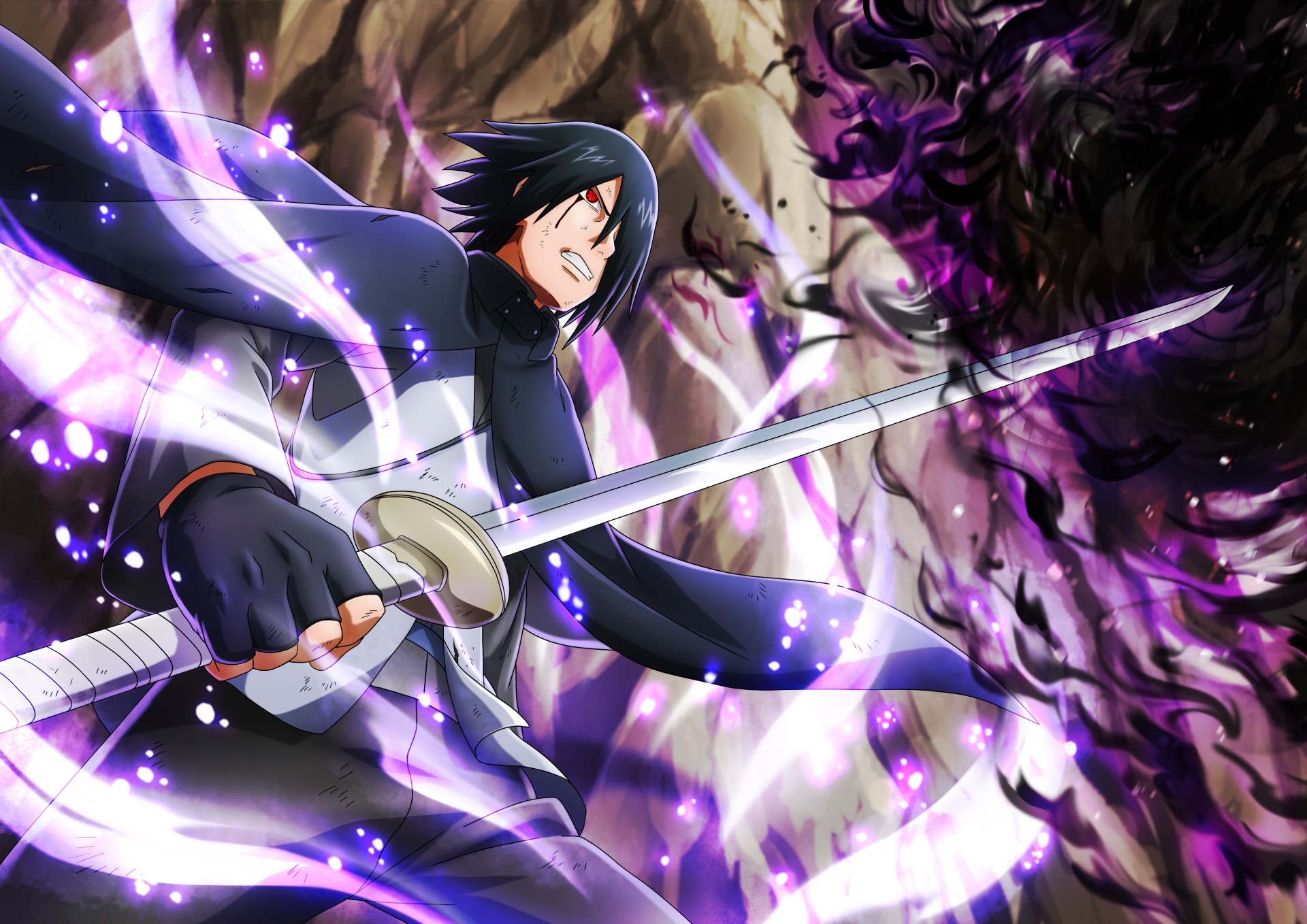 New Naruto Uzumaki (7th Hokage Baryon Mode) and Sasuke Uchiha (VS Jigen ...