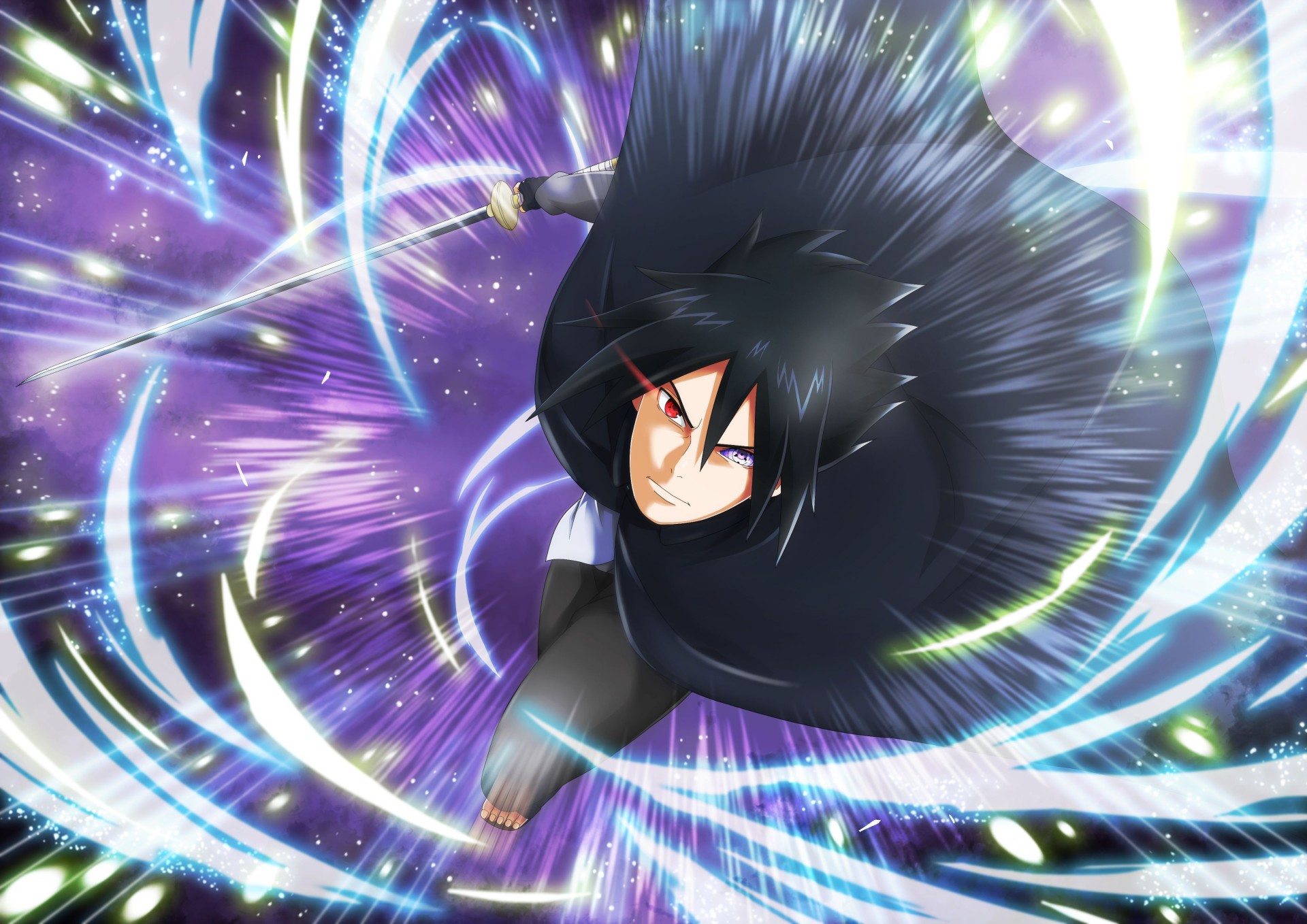 20th Anniversary Sasuke in Naruto x Boruto Ninja Voltage Can Use Kirin