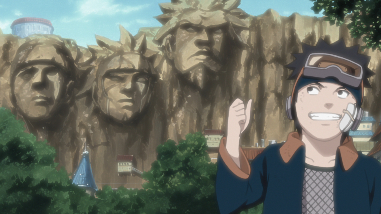 I was watching Naruto again, I saw the Hokage stone faces and was like,  this sure ain't what i saw in Shippuden and boruto. Sure enough, I checked  and the stone faces