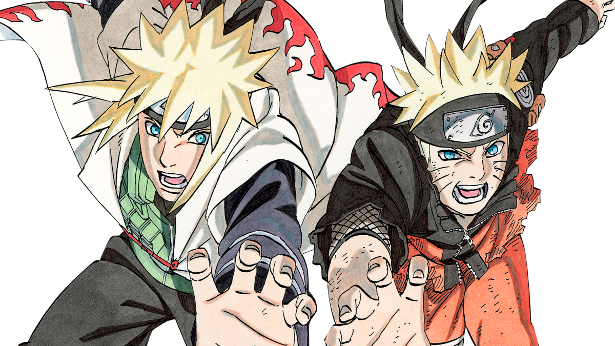 Minato, Naruto and Boruto ♡  Naruto uzumaki, Naruto mangá, Naruto mangá  colorido