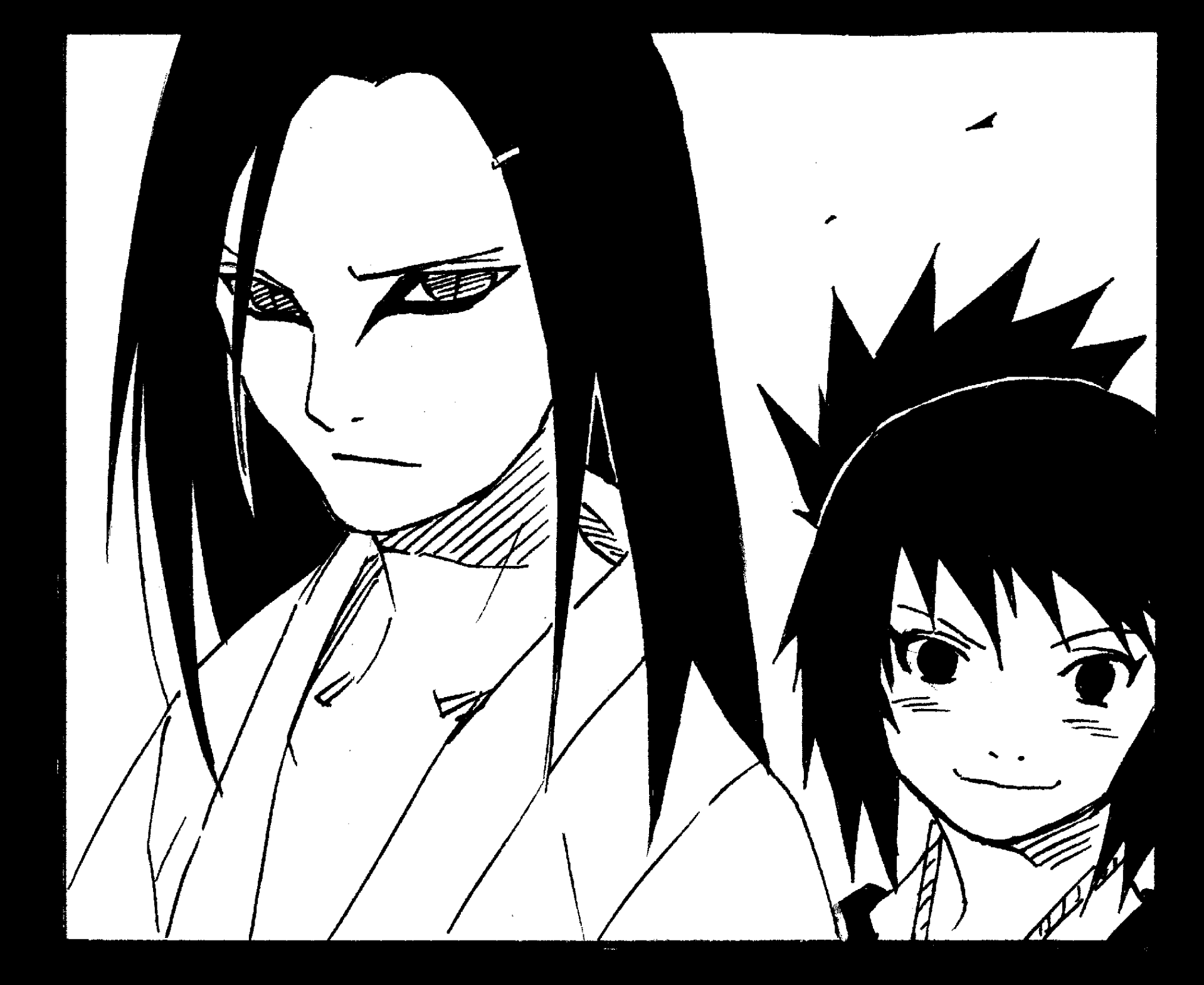 Esboço do Neji em The Last por Kishimoto 08873341_094