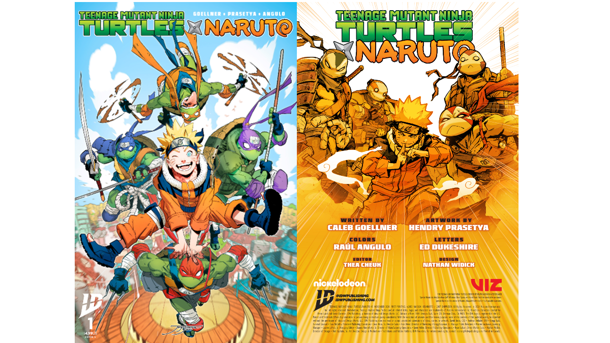 全編英語/リーフ】TEENAGE MUTANT NINJA TURTLES X NARUTO #4