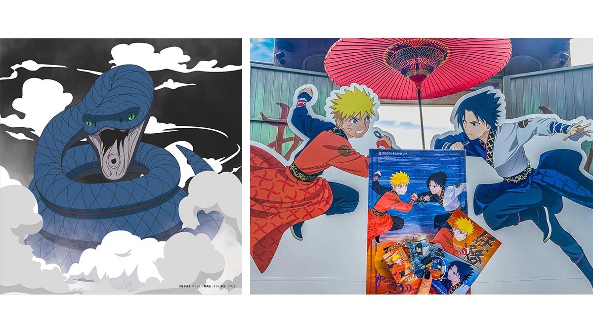 ニジゲンノモリ「NARUTO＆BORUTO 忍里」 うちはサスケ誕生祭にて2大