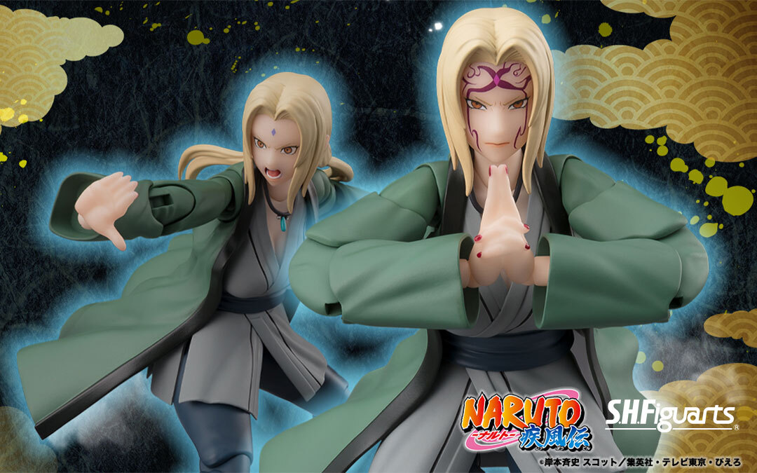 Master of Mitotic Regeneration and Legendary Medical Ninja, Tsunade, Arrives in the S.H.Figuarts Series!